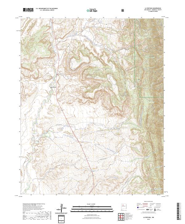 La Ventana topographic map thumbnail