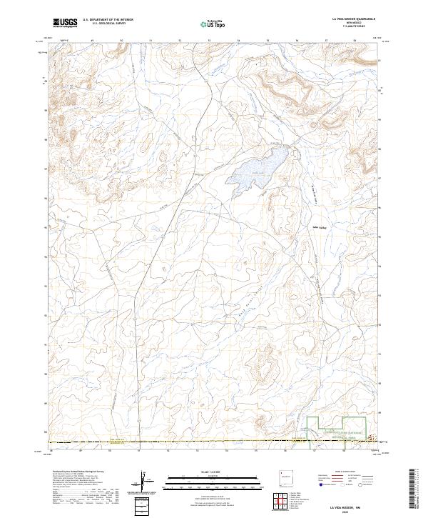 La Vida Mission topographic map thumbnail