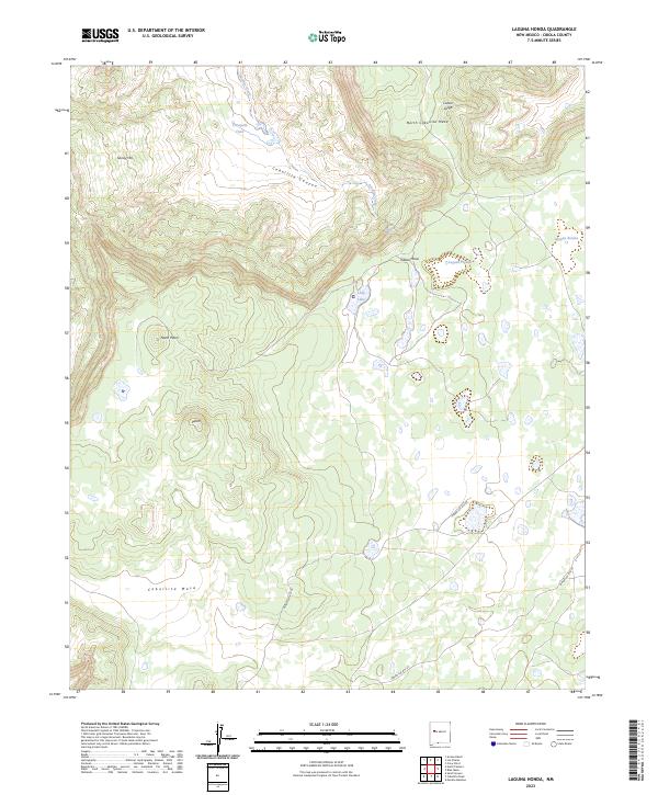 Laguna Honda topographic map thumbnail