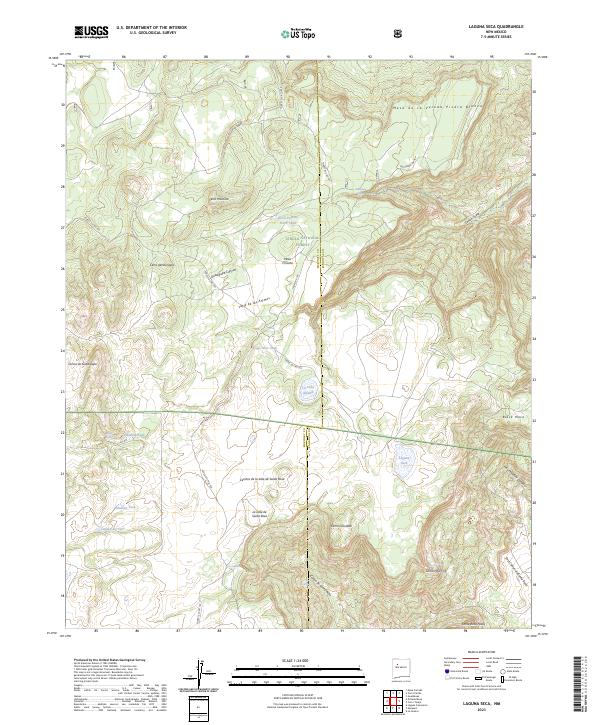 Laguna Seca topographic map thumbnail