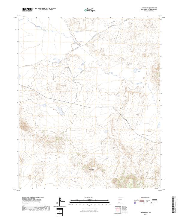 Lake Armijo topographic map thumbnail