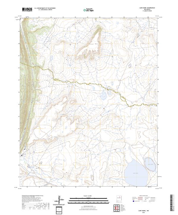 Lake Isabel topographic map thumbnail