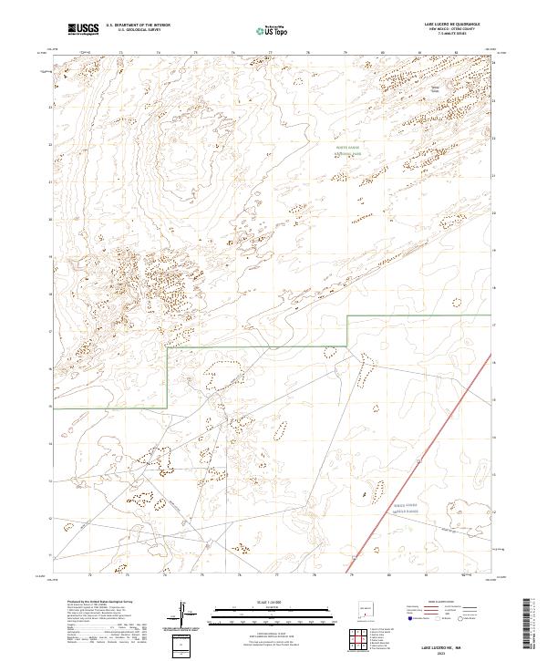 Lake Lucero NE topographic map thumbnail