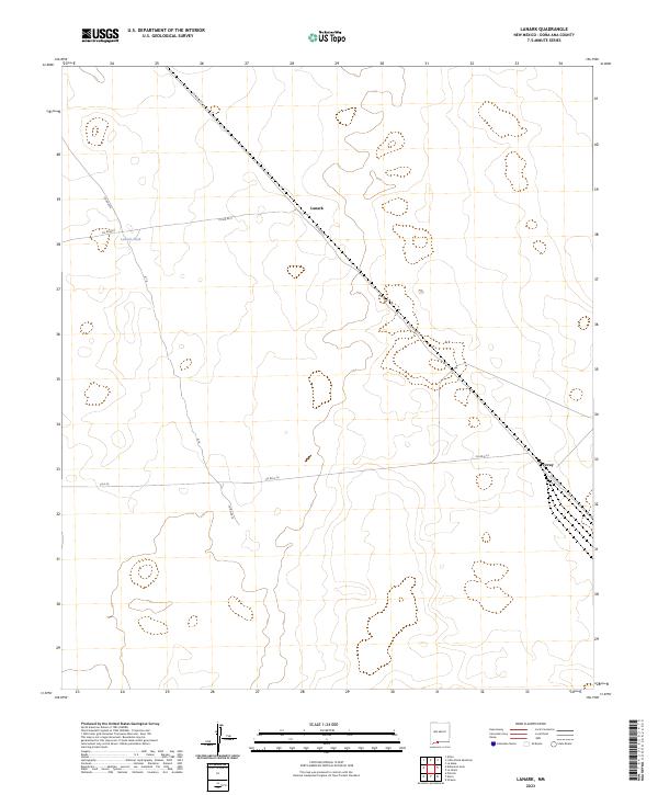 Lanark 2023 topographic map thumbnail