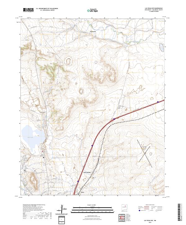 Las Vegas NW topographic map thumbnail