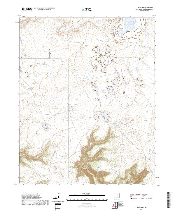 Las Vegas SE topographic map thumbnail