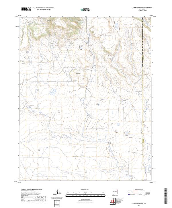 Lawrence Arroyo 2023 topographic map thumbnail
