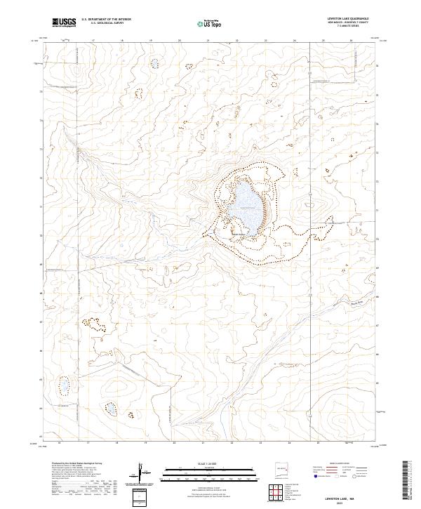 Lewiston Lake topographic map thumbnail