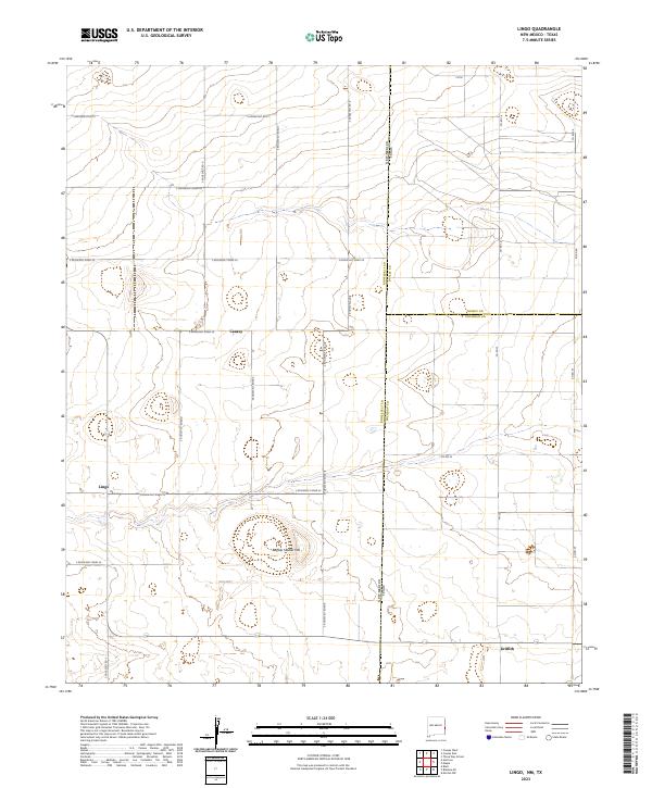 Lingo topographic map thumbnail