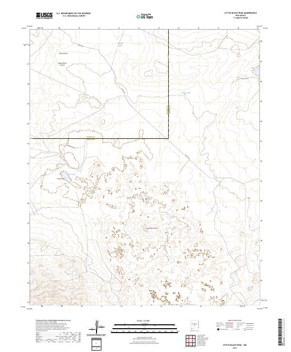 Little Black Peak topographic map thumbnail