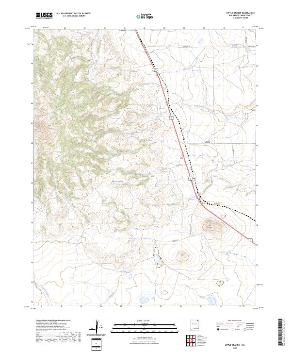 Little Grande topographic map thumbnail