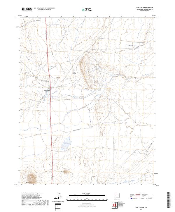 Little Water topographic map thumbnail