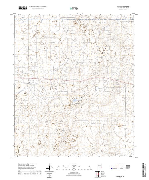 Loco Hills topographic map thumbnail
