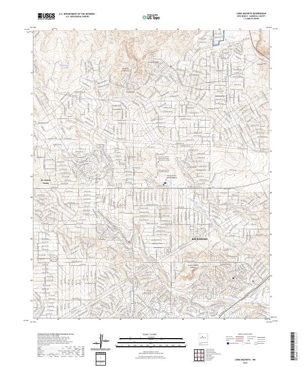 Loma Machete topographic map thumbnail