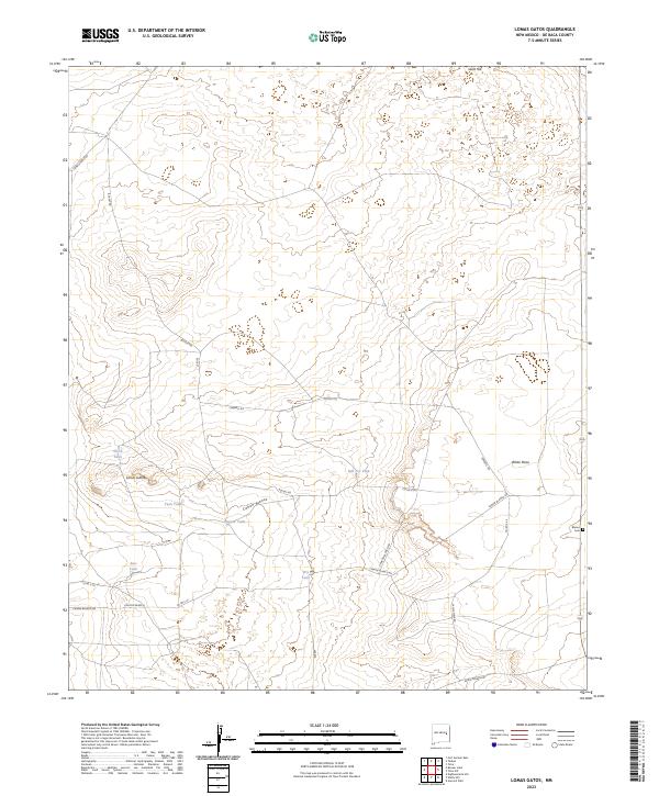 Lomas Gatos topographic map thumbnail