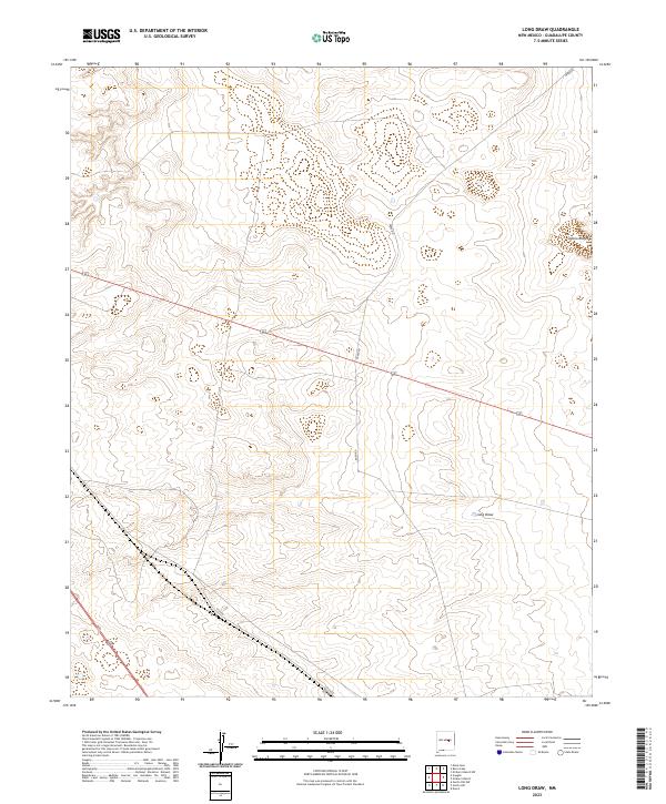 Long Draw topographic map thumbnail
