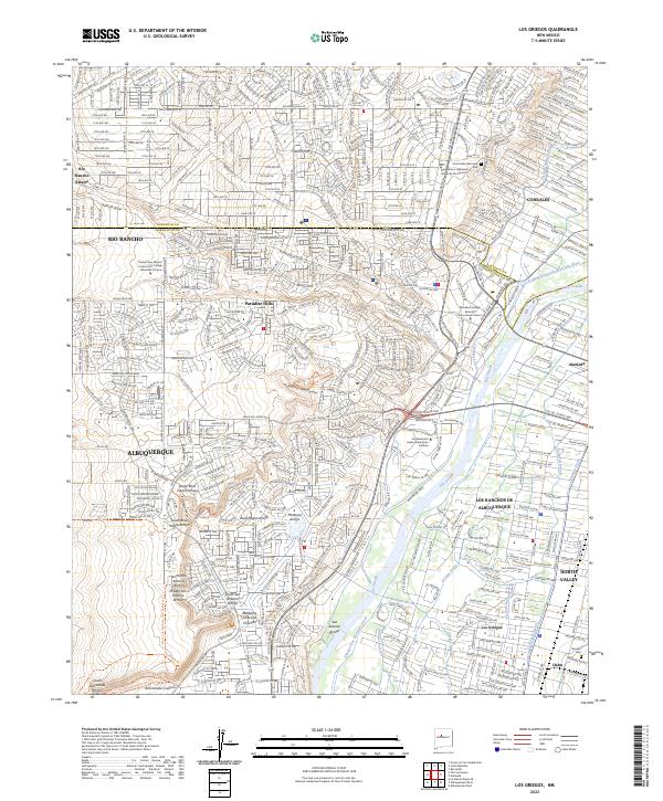 Los Griegos topographic map thumbnail