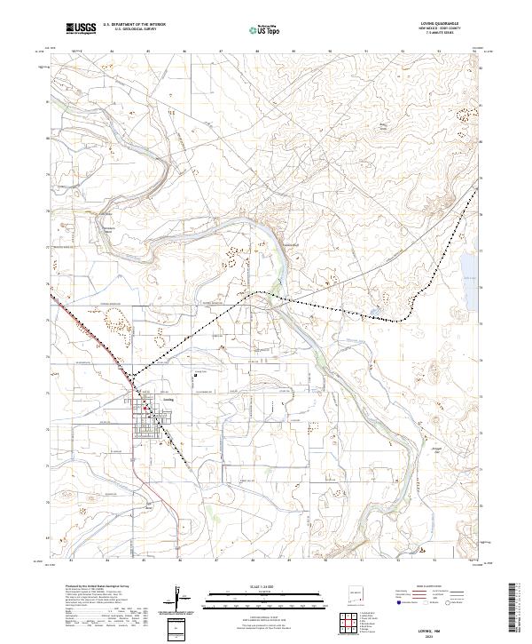 Loving 2023 topographic map thumbnail