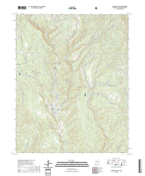 Lower Colonias 2023 topographic map thumbnail
