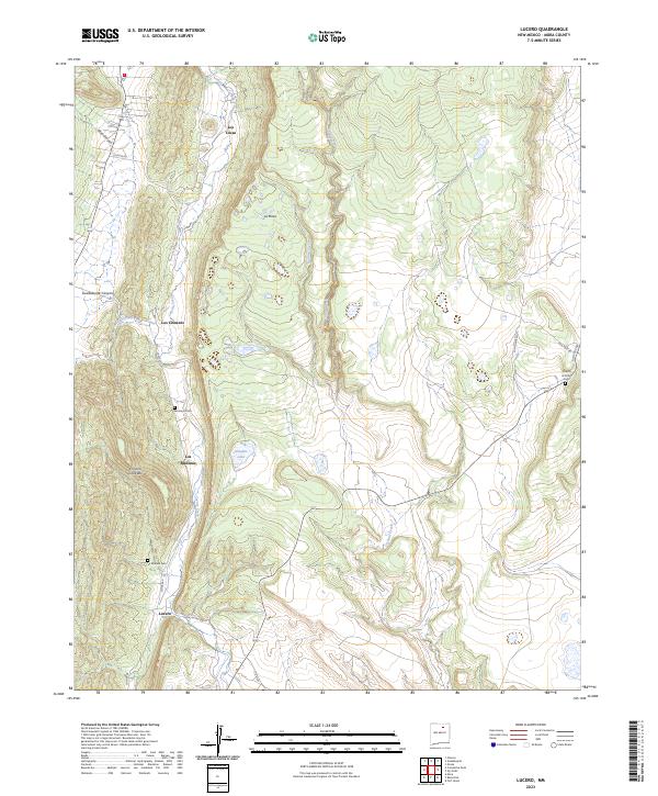 Lucero topographic map thumbnail