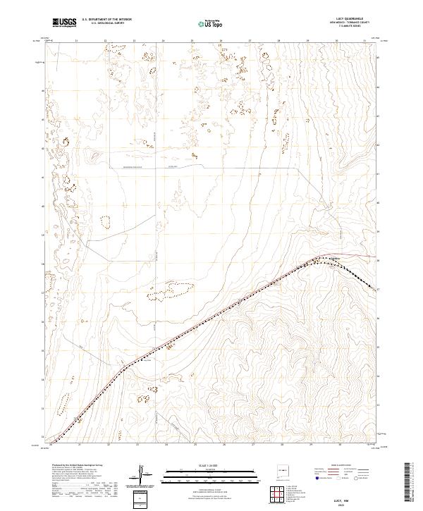 Lucy 2023 topographic map thumbnail