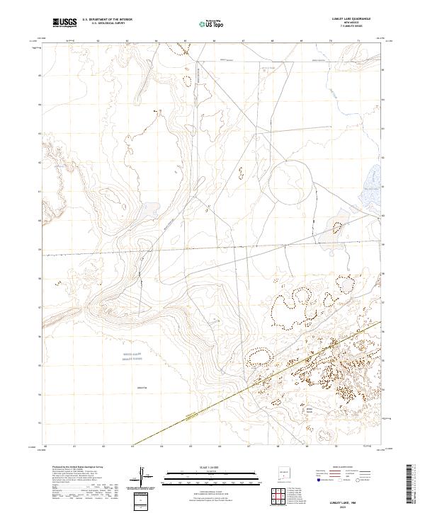 Lumley Lake topographic map thumbnail