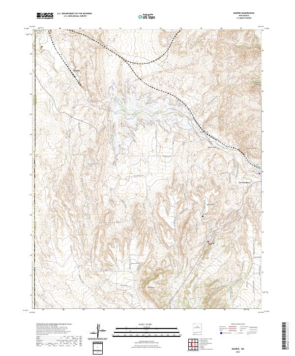 Madrid topographic map thumbnail