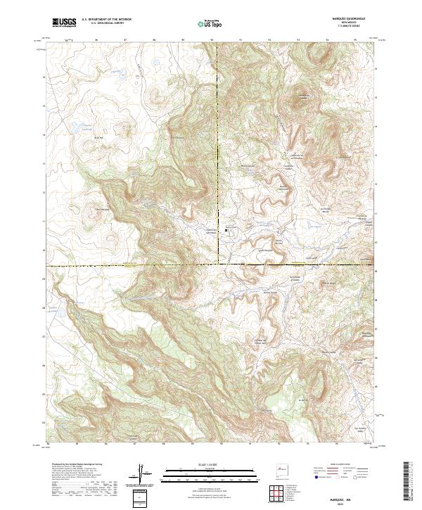 Marquez 2023 topographic map thumbnail