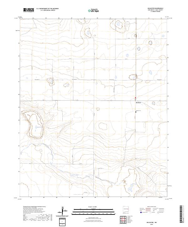 McAlister 2023 topographic map thumbnail