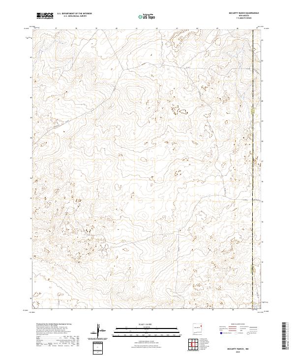 McCarty Ranch topographic map thumbnail