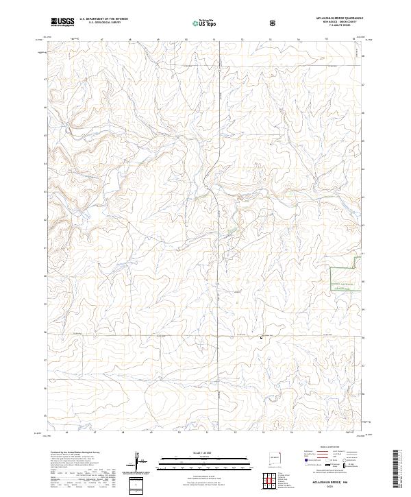 McLaughlin Bridge topographic map thumbnail