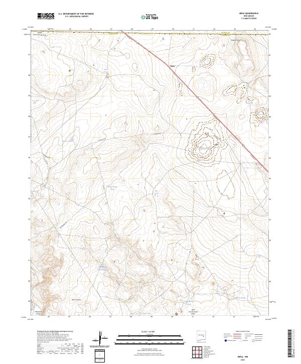 Mesa 2023 topographic map thumbnail