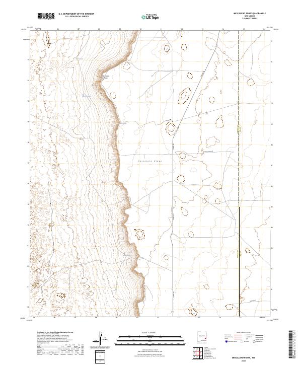 Mescalero Point topographic map thumbnail