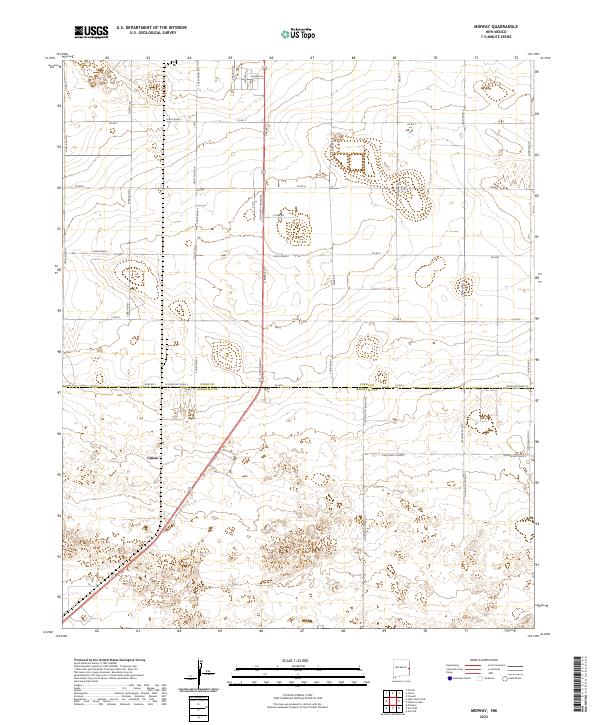 Midway topographic map thumbnail