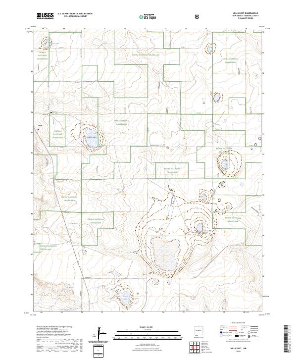 Mills East topographic map thumbnail