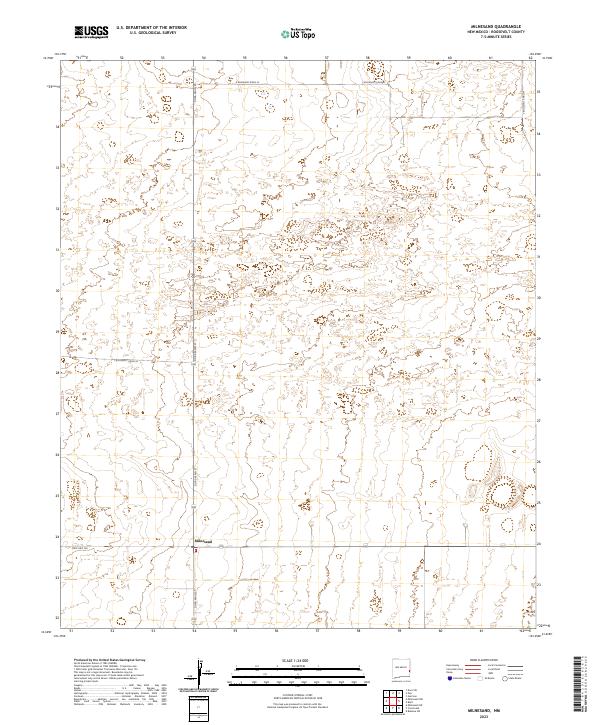 Milnesand topographic map thumbnail