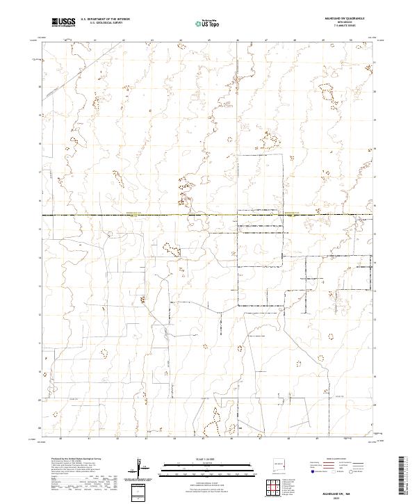 Milnesand SW topographic map thumbnail