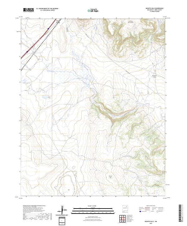 Mogote Hills topographic map thumbnail