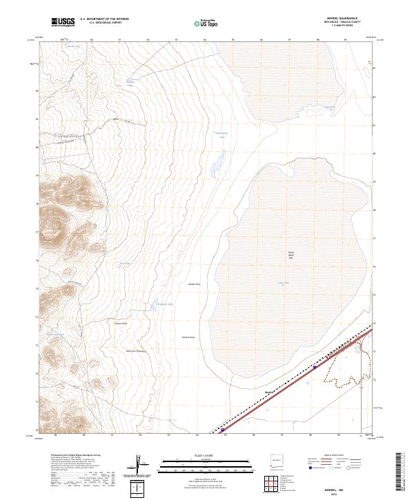 Mondel topographic map thumbnail
