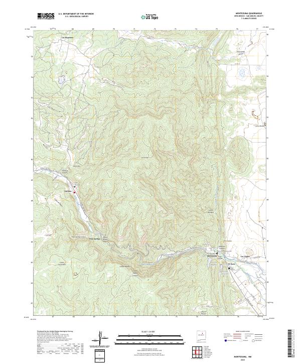 Montezuma 2023 topographic map thumbnail