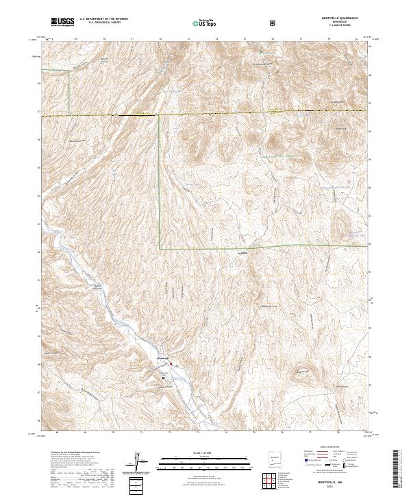 Monticello topographic map thumbnail