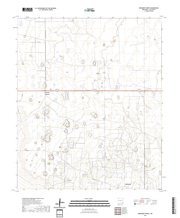 Monument North topographic map thumbnail