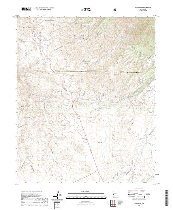 Moon Ranch topographic map thumbnail