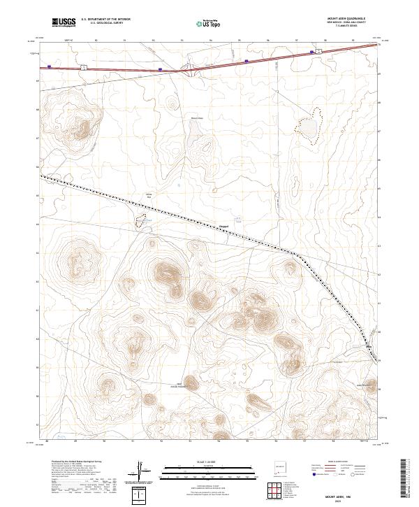 Mount Aden 2023 topographic map thumbnail
