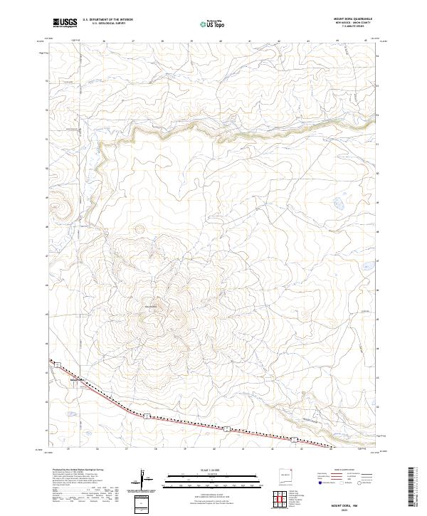 Mount Dora 2023 topographic map thumbnail
