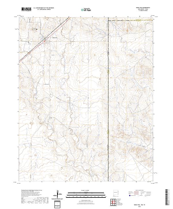 Nara Visa topographic map thumbnail