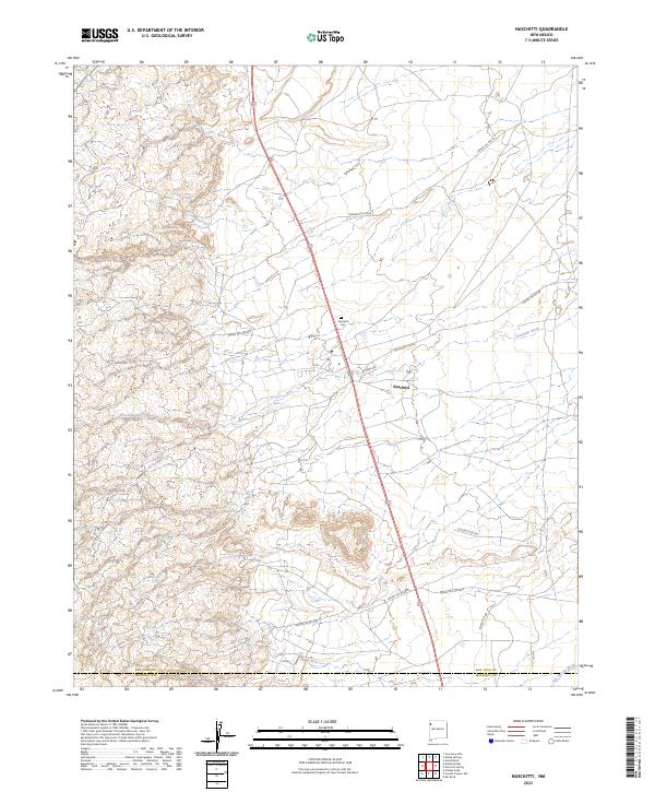 Naschitti topographic map thumbnail