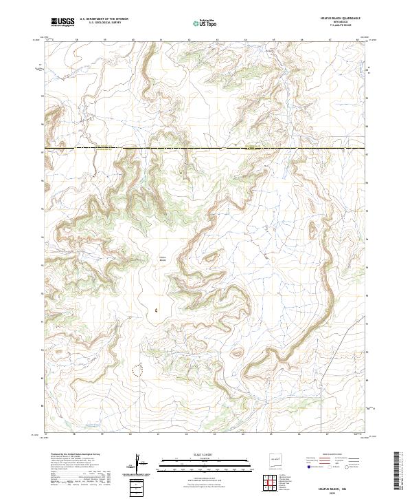 Neafus Ranch 2023 topographic map thumbnail