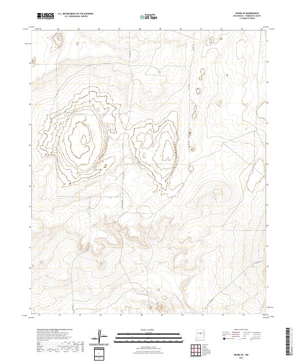 Negra SE topographic map thumbnail