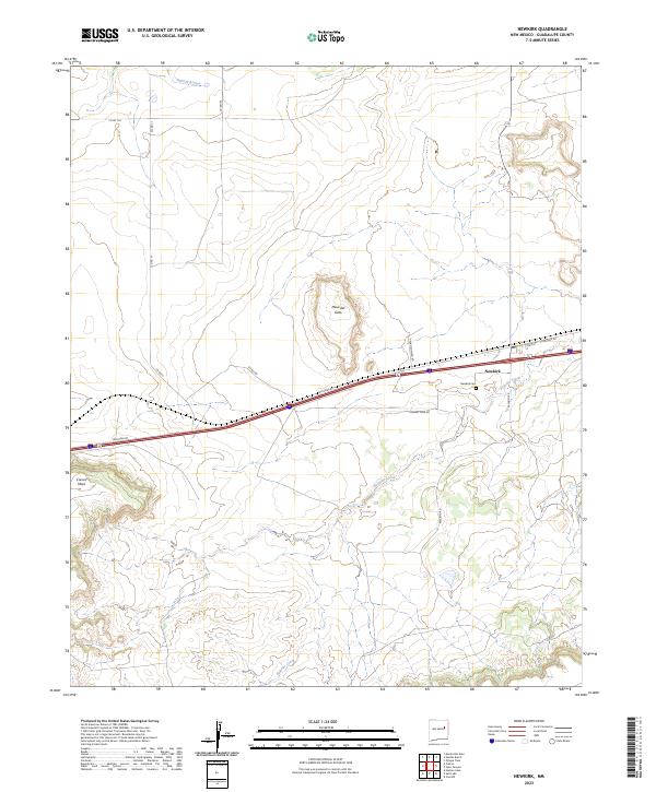 Newkirk 2023 topographic map thumbnail